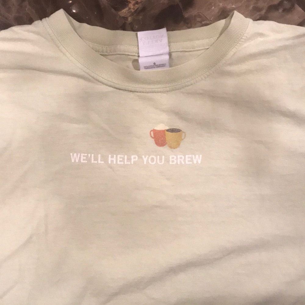 Vintage light green starbucks t shirt